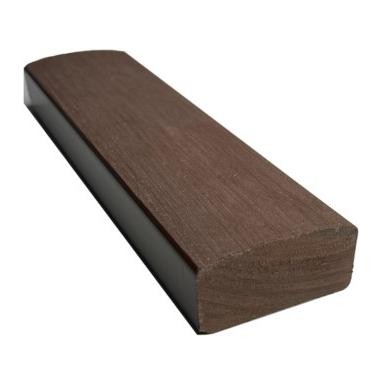 Лавочный брус Ecodecking Некст полнотелый брашированный 70х35 шоколад купить в Томске