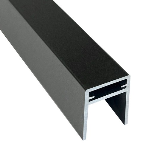 П-профиль Алюминиевый EasyDecking 35x25 Черное дерево купить в Томске
