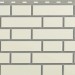 Фасадная панель Альта-Профиль, Кирпич Клинкерный, Белый купить в Томске