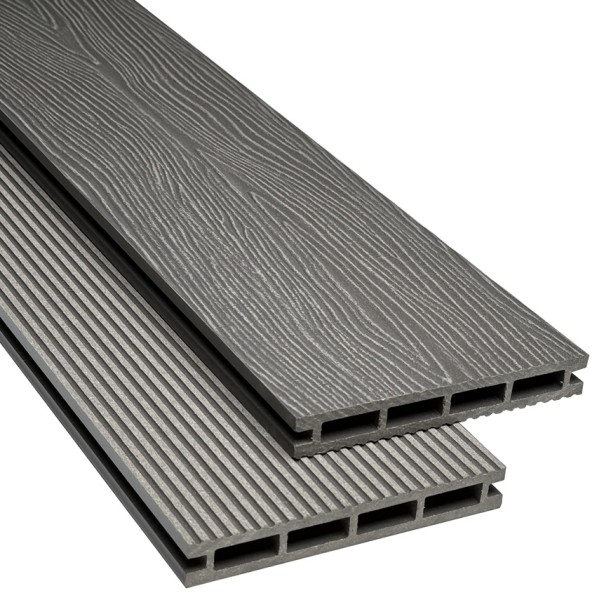 Террасная доска из ДПК Faynag 3D Stelo графит купить в Томске