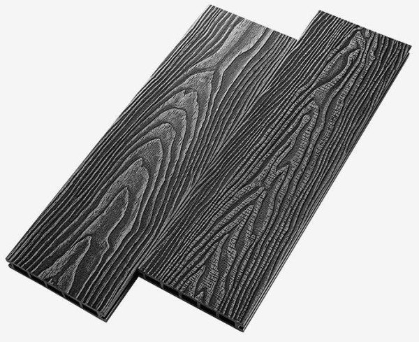 Террасная доска из ДПК RusDecking Unodeck Vintage - Графит купить в Томске