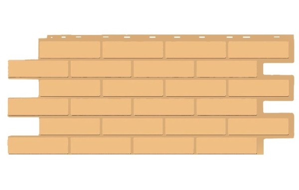 Фасадная панель T-Siding Кирпич Модерн Эко Крем купить в Томске
