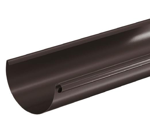 Водосток Aquasistem, система 125x90 - Водосточный желоб 3.00м RR 32 Тёмно Коричневый купить в Томске