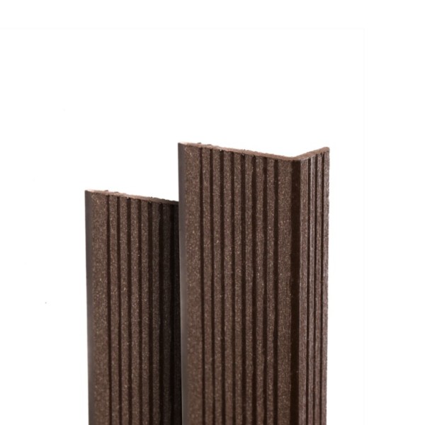 Угол торцевой Ecodecking Техно 70х35x3000 Шоколад купить в Томске