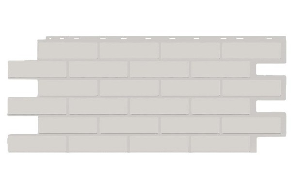 Фасадная панель T-Siding Кирпич Модерн Эко Уайт купить в Томске