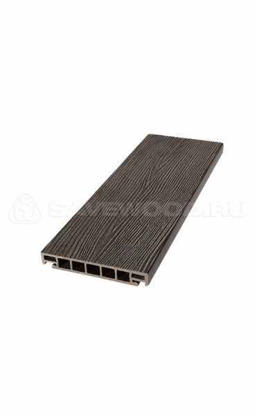 Террасная доска из ДПК SW Salix (S) (R) темно-коричневый купить в Томске