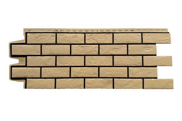 ФП Grand Line состаренный кирпич премиум Песочный (шов RAL 9005) купить в Томске