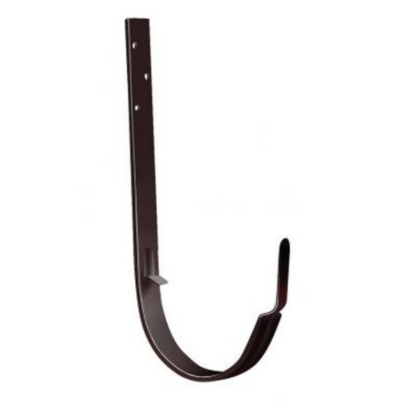 Водосток Grand Line 125x90 – Кронштейн длинный RAL 8017 купить в Томске