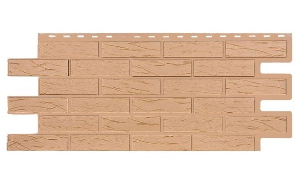 Фасадная панель T-Siding Кирпич Саман Эко Крем купить в Томске