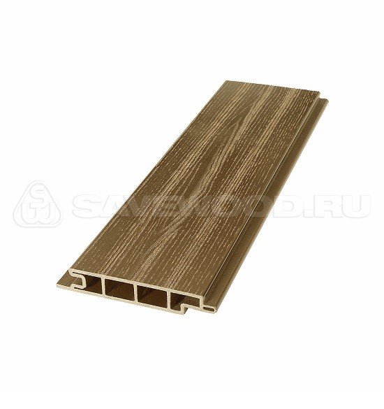 Террасная доска из ДПК SW Padus радиальный распил «SaveWood» тик купить в Томске