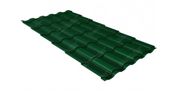 Металлочерепица кредо 0,45 Drap RAL 6005 зеленый мох купить в Томске
